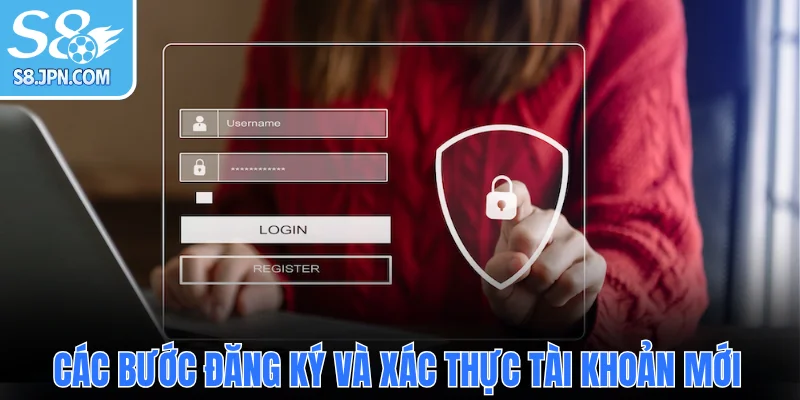 Các bước đăng ký và xác thực tài khoản hội viên mới