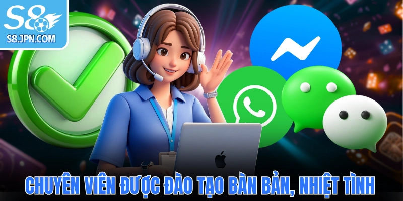 Chuyên viên được đào tạo bàn bản, tư vấn nhiệt tình