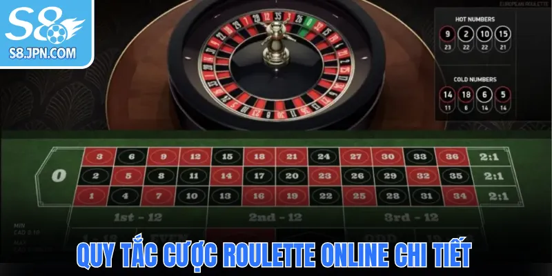 Quy tắc cược Roulette online chi tiết