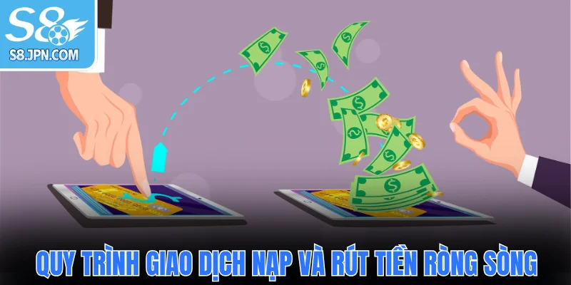 Quy trình giao dịch nạp và rút tiền ròng sòng phẳng