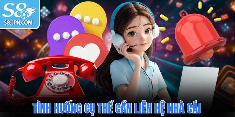 Tình huống cụ thể người chơi cần kết nối với tư vấn viên