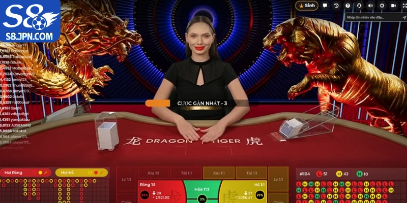 Live Casino S8 là một sảnh chơi các game trực tuyến tại nhà cái này